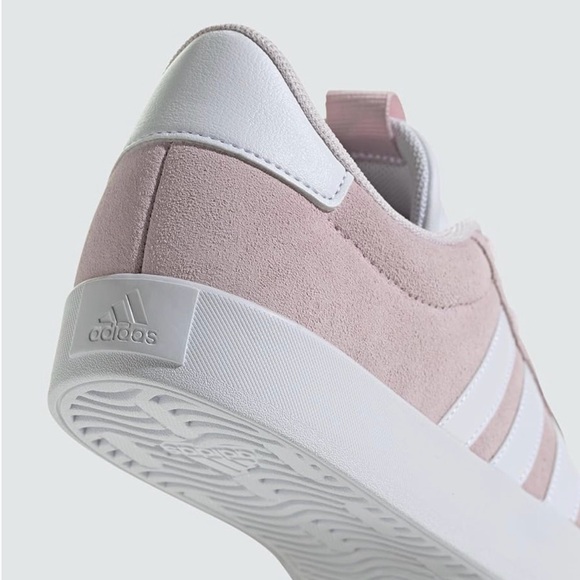 Adidas Women's VL Court 3.0 Pink Sneakers - Picture 2 of 8